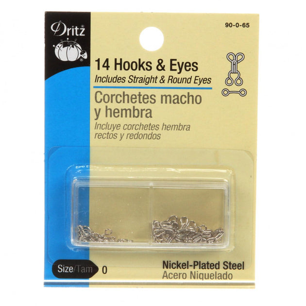 Dritz Large Nickel Eyelets Kit Size 1/4 - 12ct - Eyelets - Snaps