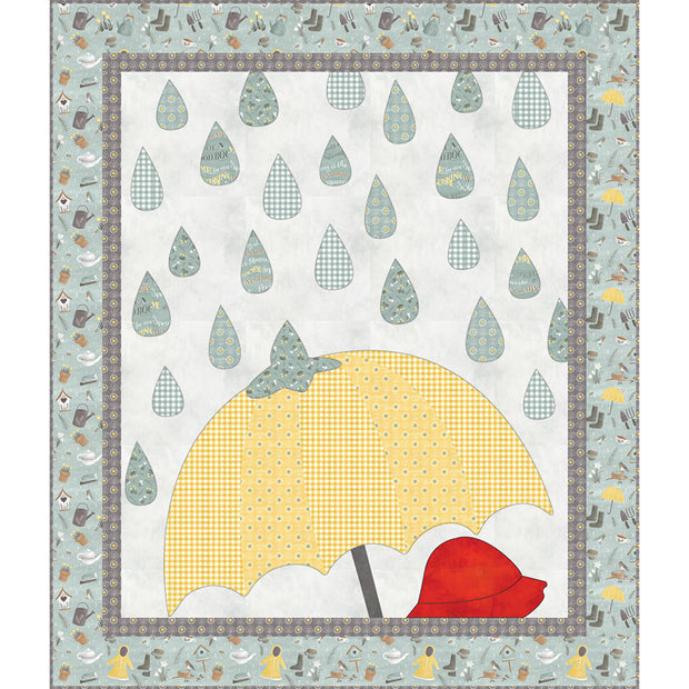Smitten for Spring Raindrops Quilt Kit
