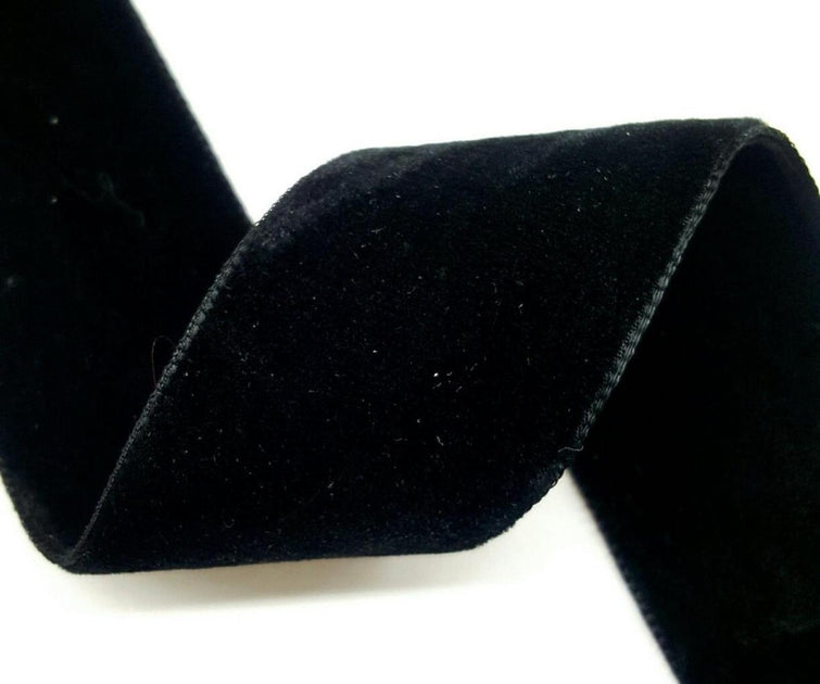 Black Velvet Ribbon 20mm – Sewing Arts