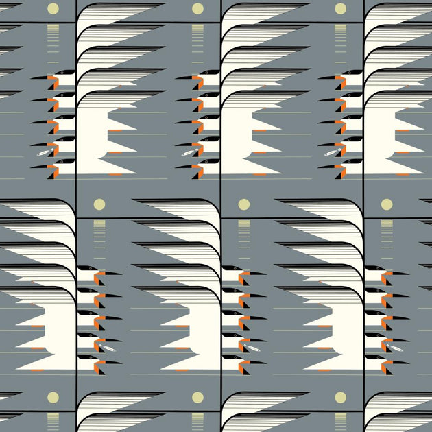 Charley Harper Barkcloth Skimmerscape Sewing Arts