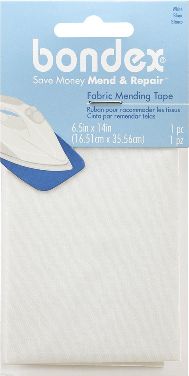 Iron on Mending Fabric White