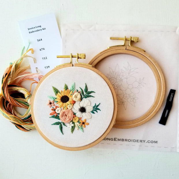 Cozy Harvest Embroidery Kit