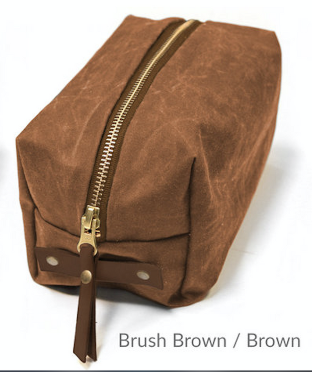 Woodland Maker Kit Brush Brown Main, Brown Leather, Brass Rivets