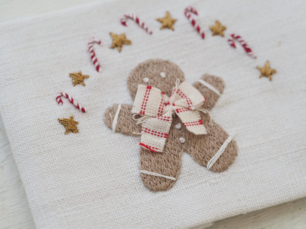 Gingerbread Man Mini Embroidery Kit
