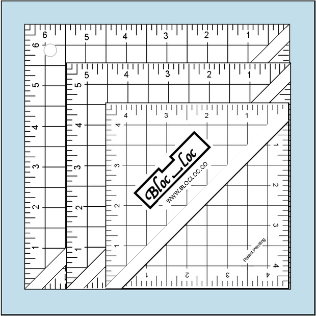 Half-Square Triangle Ruler Set #5