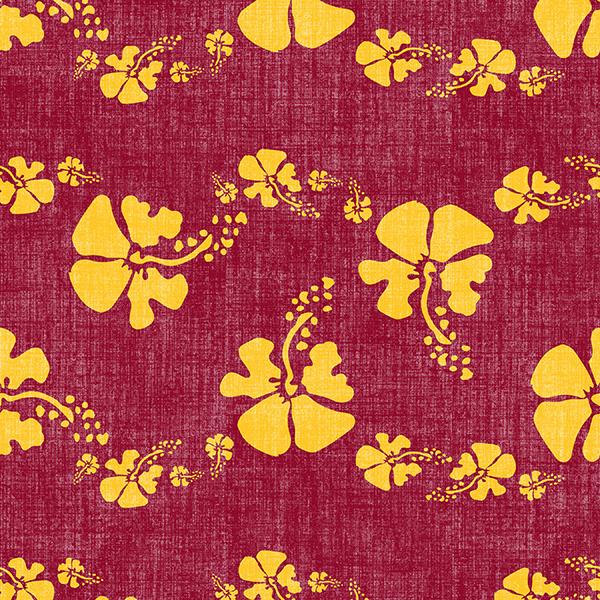 Hibiscus Red/Gold