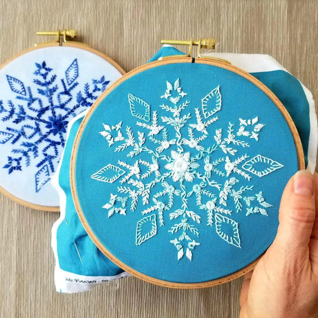 Snowflake Sampler Embroidery Kit