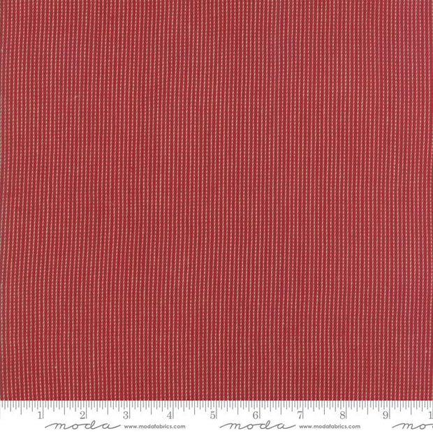 Viva La France Wovens Twill Rouge Texture Red