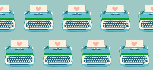 Best Day Ever Typewriters Turquoise