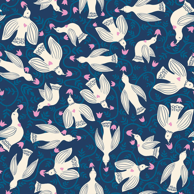 Endpaper Hummingbirds Bluebell