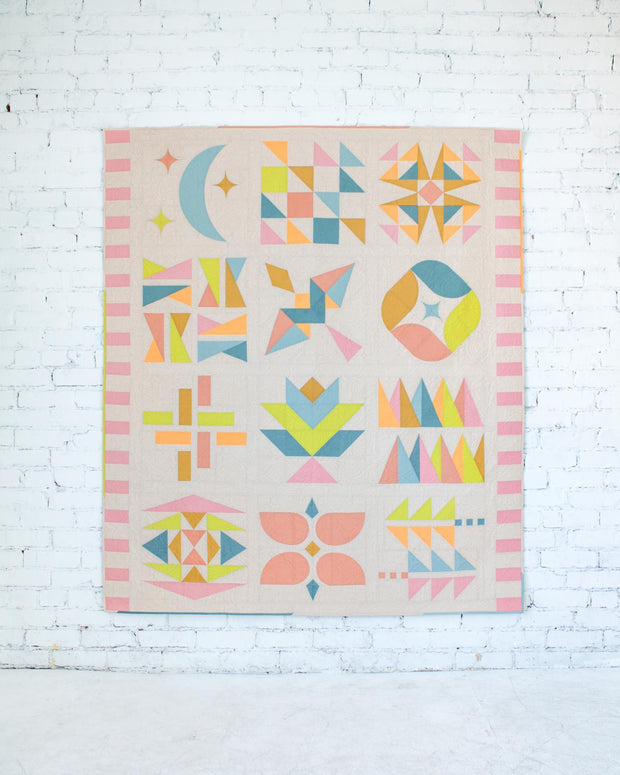 Eudaimonia Studio Hand + Soul 2026 Block of the Month Kit in Celestial Desert