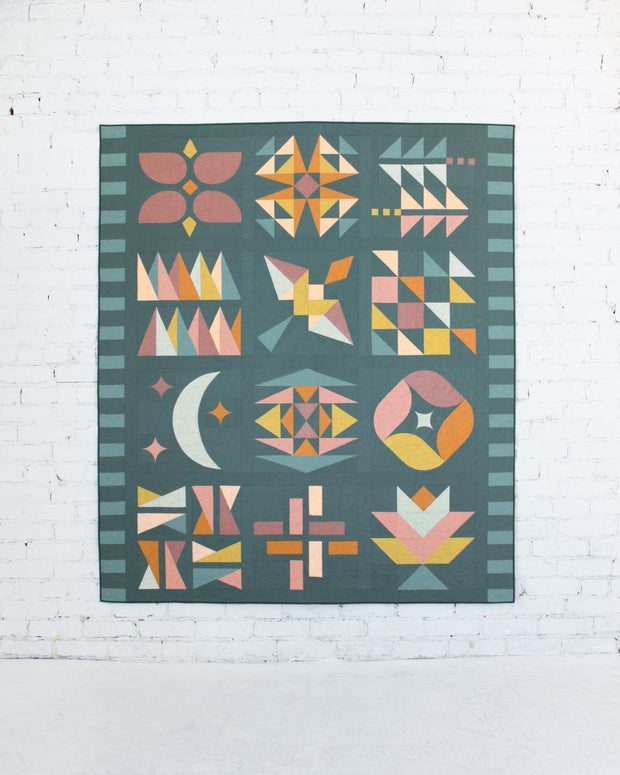 Eudaimonia Studio Hand + Soul 2026 Block of the Month Kit in Enchanted Forest