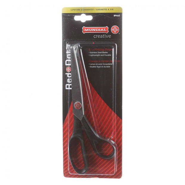 Red Dot Pinking Scissors 8.5"