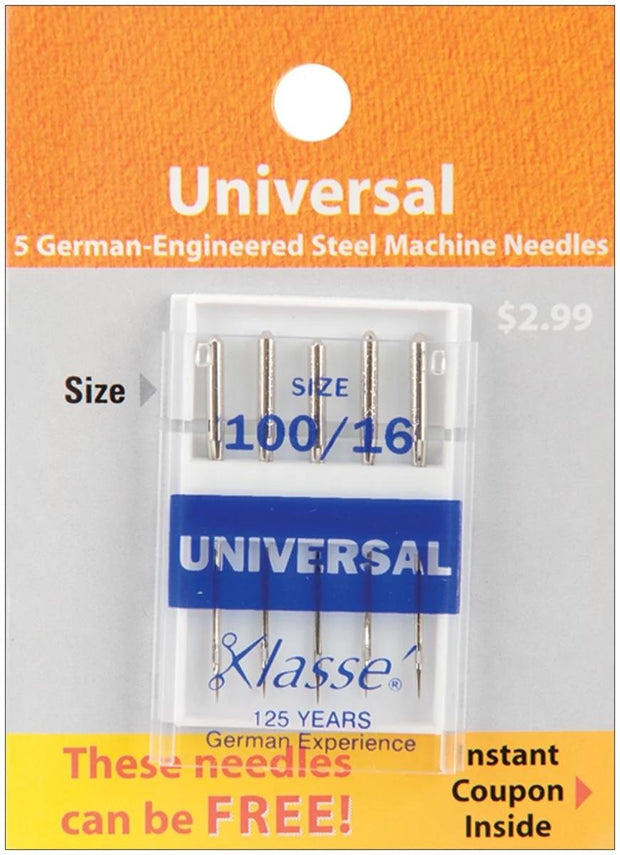 Universal Needles Size 100/16