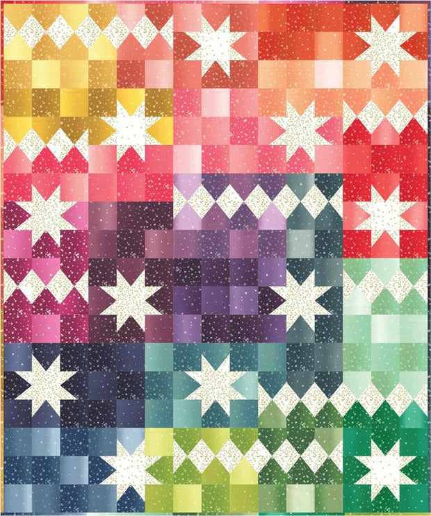 Ombre Blooms Quilt Kit