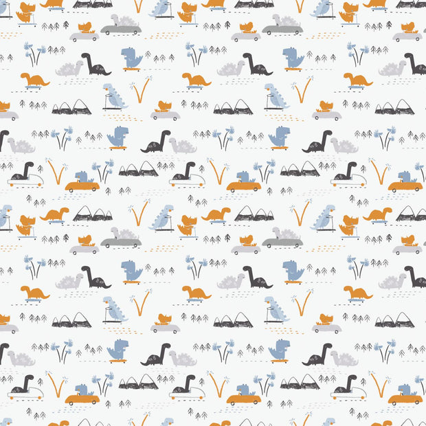 Fossil Folks Dino Town White