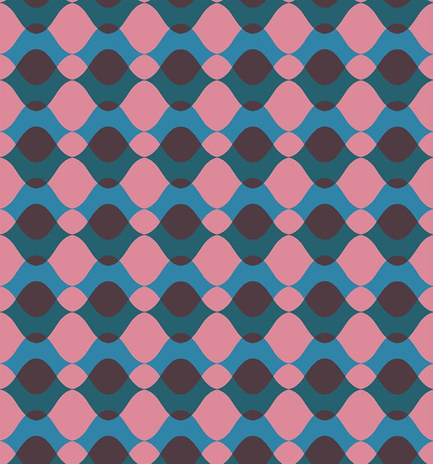 Geometry Ripple Eggplant