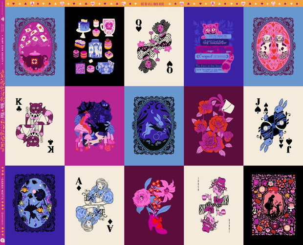 Hello Alice Wonderland Panel Multi