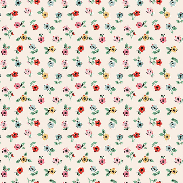 Home Sweet Home Cheery Florals Cream