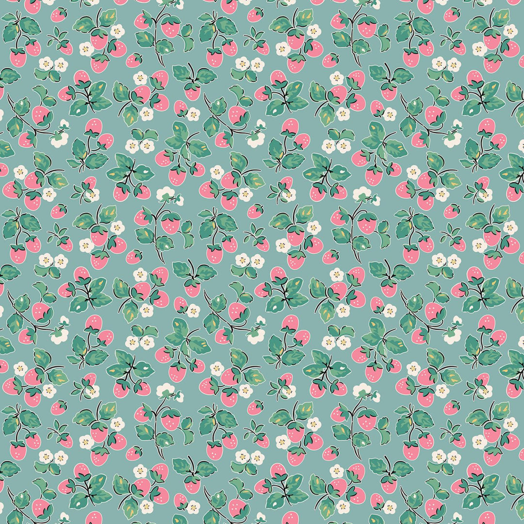 Home Sweet Home - Strawberry Cake Blue Home Sweet Home - Strawberry Cake Blue