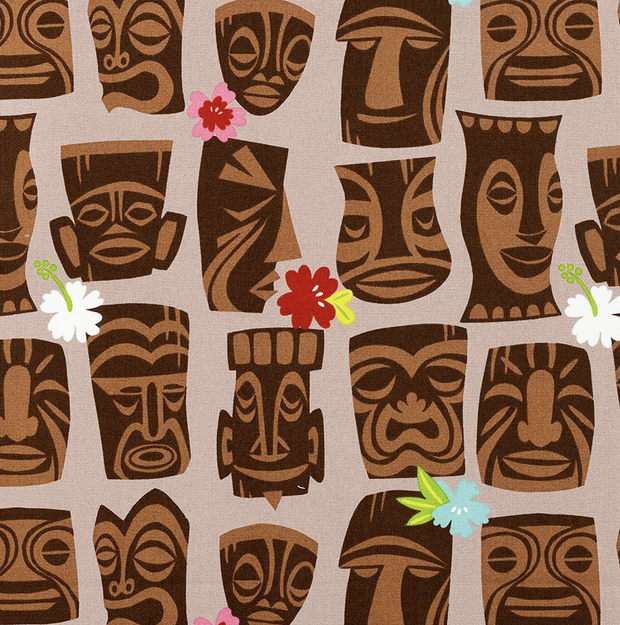 Leis, Luaus, & Alohas Tahiti Tiki Burlap
