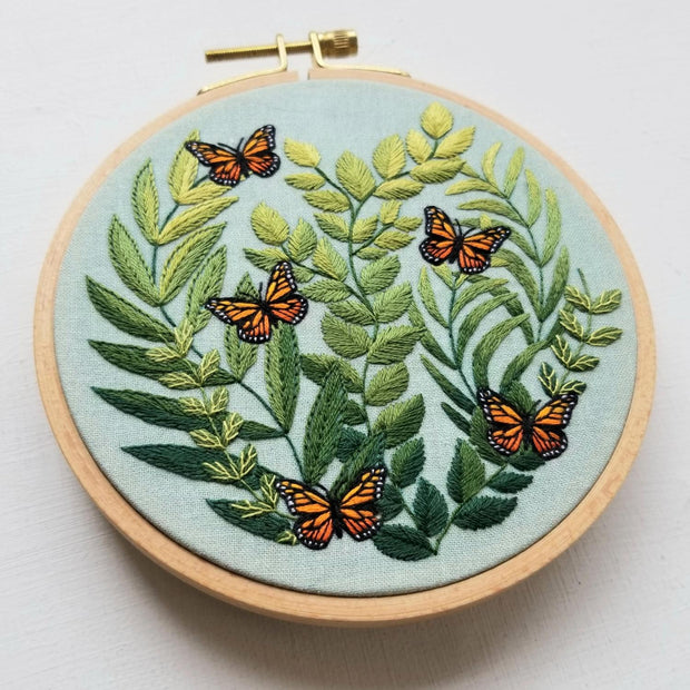 Love Grows Butterfly Embroidery Kit
