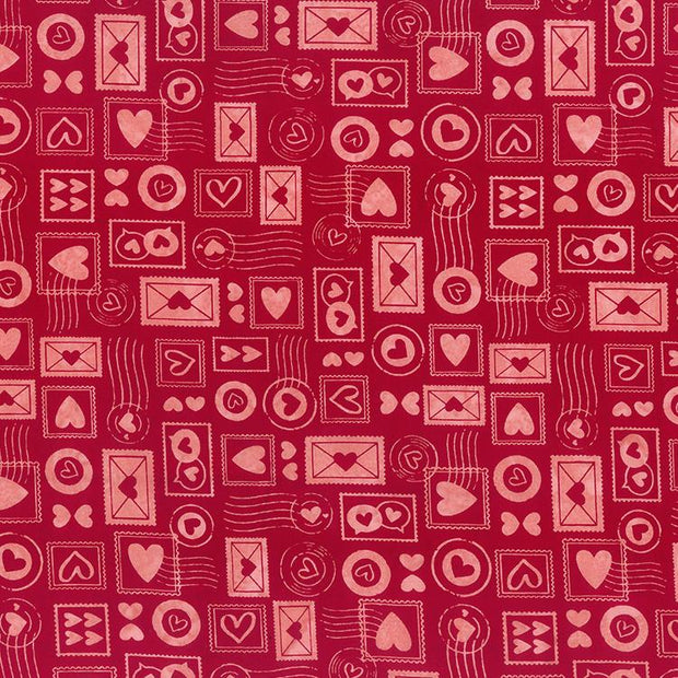 Love Notes Love Stamp Red Coral
