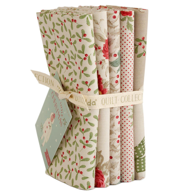 Merry Little Christmas Cream Fat Quarter Bundle