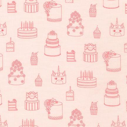 On the Lighter Side Pink Birthday Cake