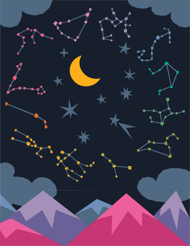 Starry Signs Pure Solids Mountains Add-On Kit