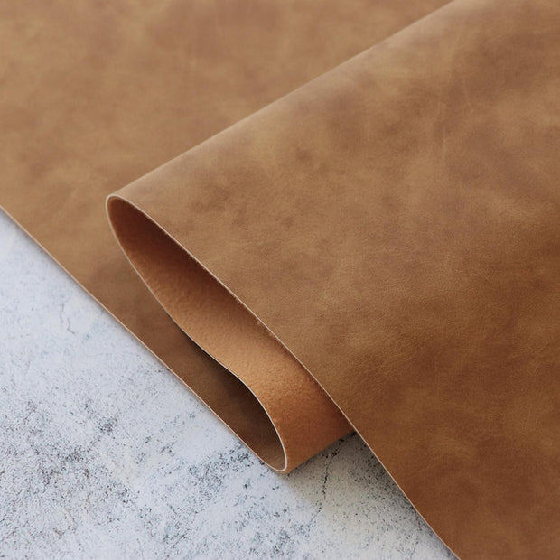 Rugged Faux Leather Bronze