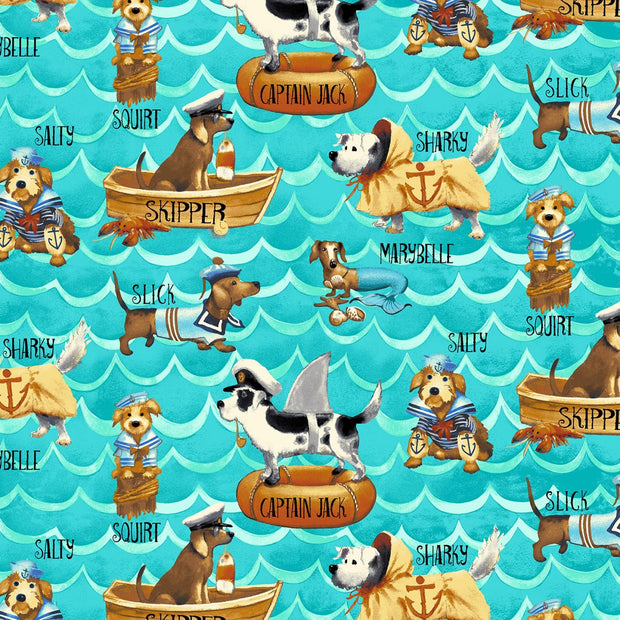 Salty Dogs Blue Wavy Dogs