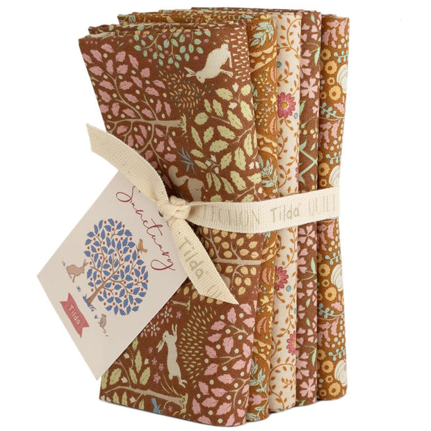 Sanctuary Fat Quarter Bundle Camel & Ochre