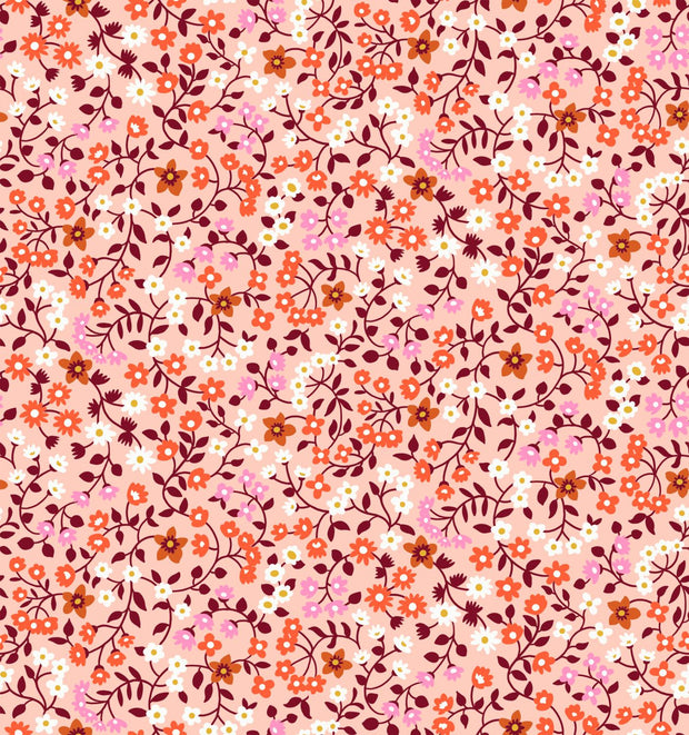 Strawberry & Friends Clothesline Floral Peach Cream