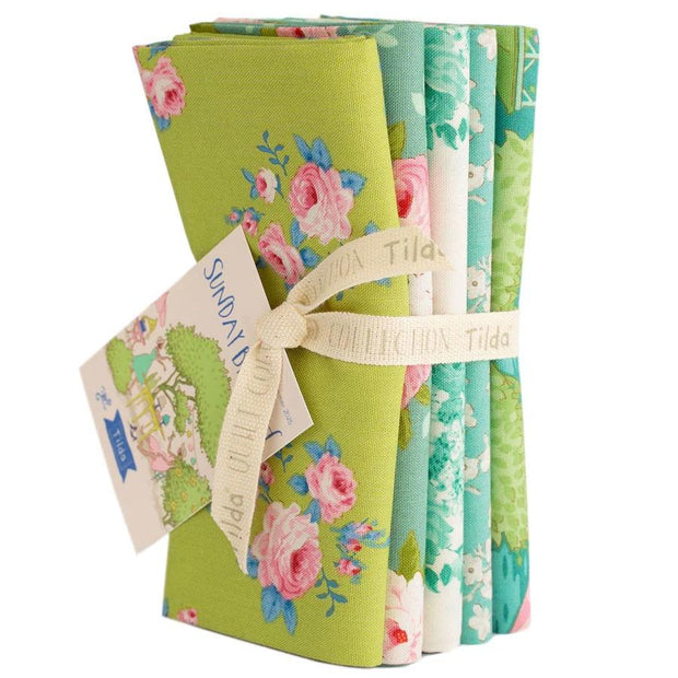 Sunday Brunch Fat Quarter Bundle Lime