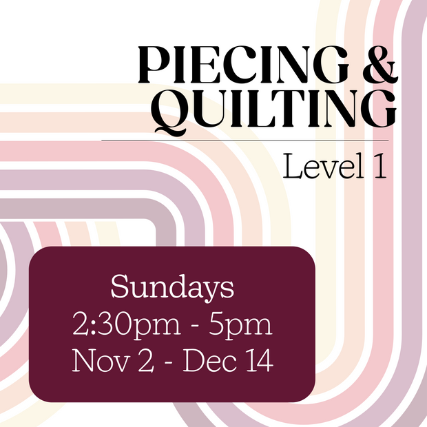 Sunday, November 2nd - December 14th | 2:30pm - 5pm