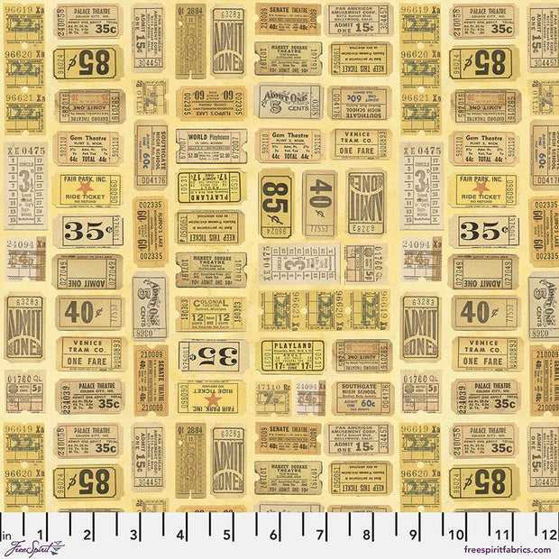 Tim Holtz Palette Tickets Yellow