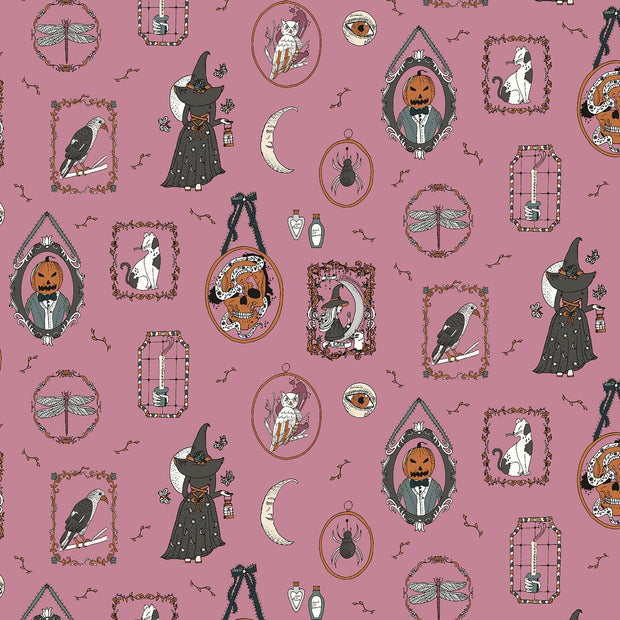 Victorian Nightmares Haunting Memories Pink Mauve
