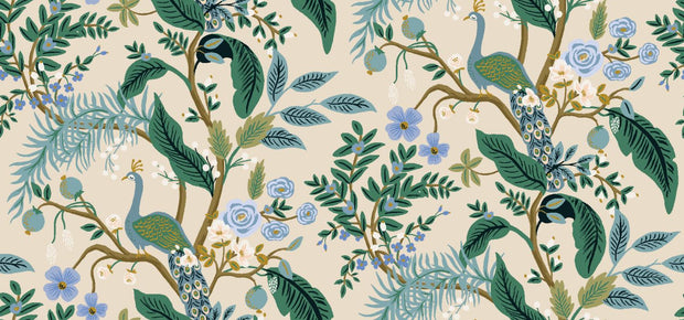 Vintage Garden Peacock Cream