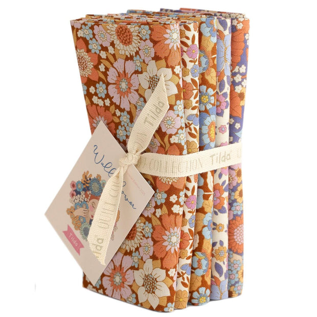 Wallflower Fat Quarter Bundle Caramel Thistle