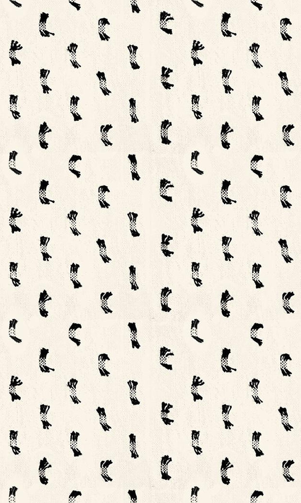 Warp & Weft Ooh Lucky Lucky Flicker Natural  and Black