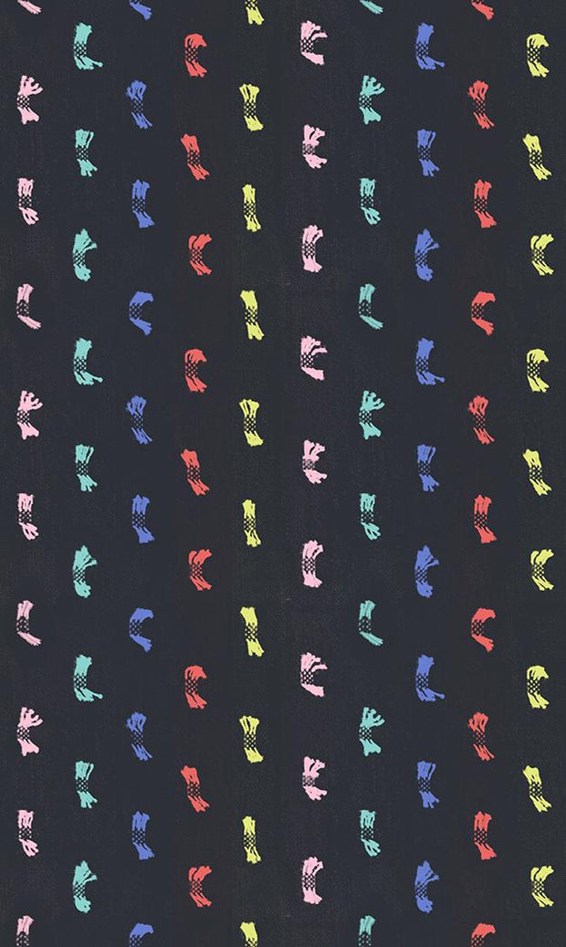 Warp & Weft Ooh Lucky Lucky Flicker Soft Black Multi