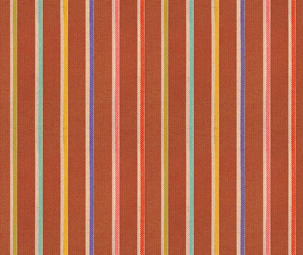 Warp & Weft Ooh Lucky Lucky Sketch Stripe Maple Flat Weave