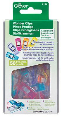 Wonder Clips 50 Piece Assorted Rainbow