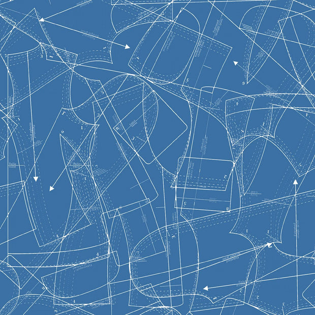 A Stitch in Time Blue Paper Patterns