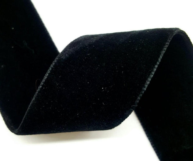 Black Velvet Ribbon 20mm