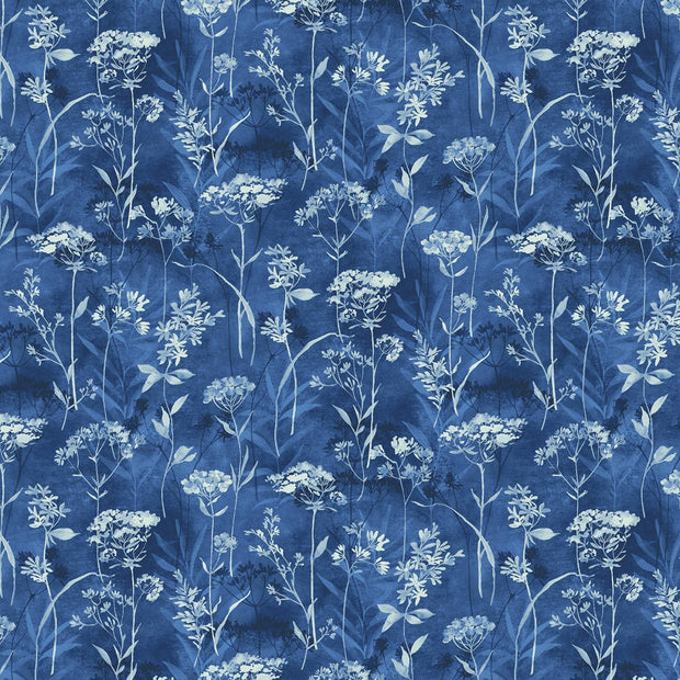 Botanical Blues Wild Flowers Blue