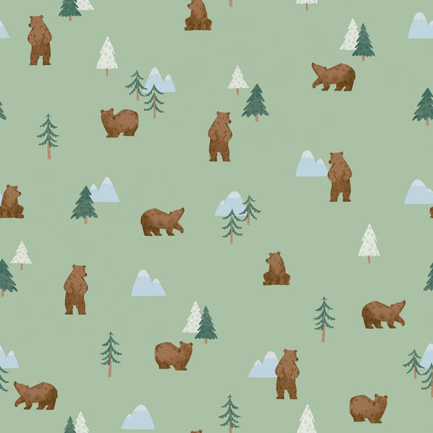 Camp Woodland Grizzly Bears Pistachio