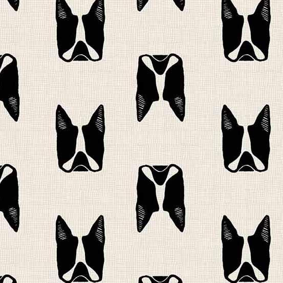 Cats and Dogs Frenchies!! in Black on Neutral