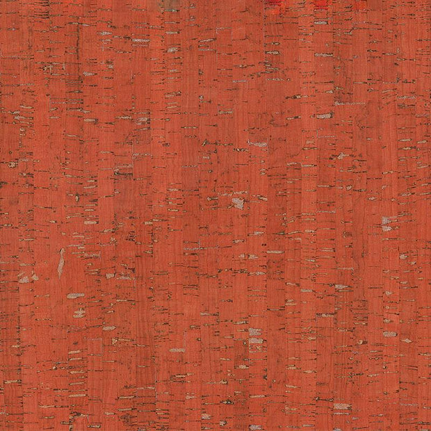 Cork Fabric 18"x15" Red/Silver